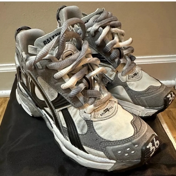 Balenciaga Nylon Runners/Grey/White/Black SZ 36 - Picture 1 of 3
